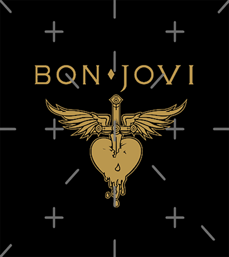 Polera Bon Jovi Corazon