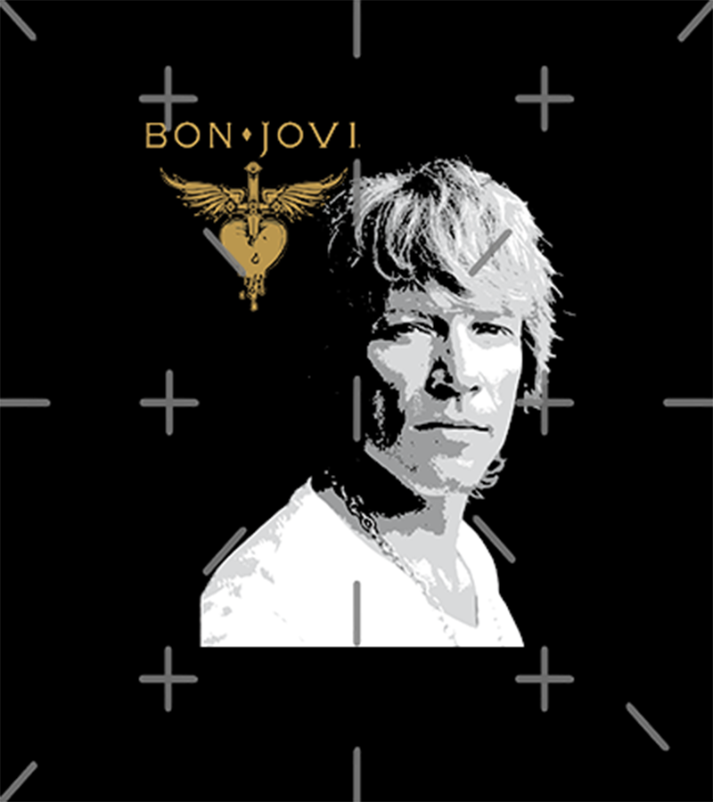 Polera Bon Jovi Face