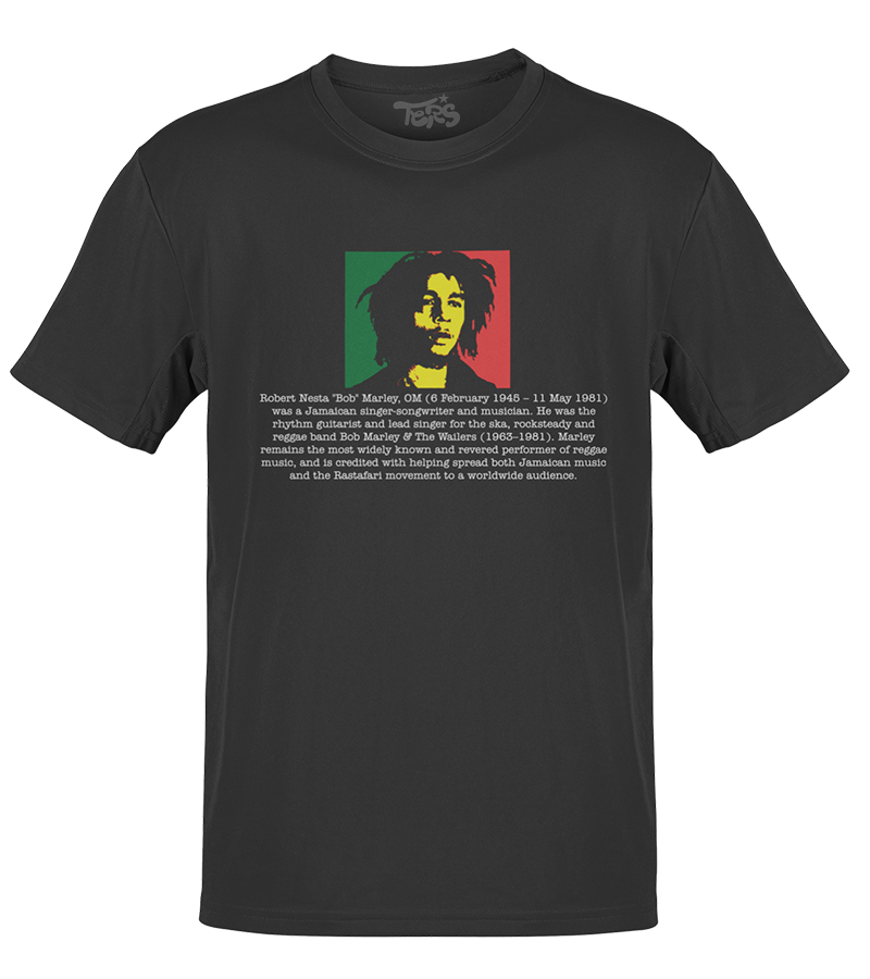 Polera Bob Marley Bio