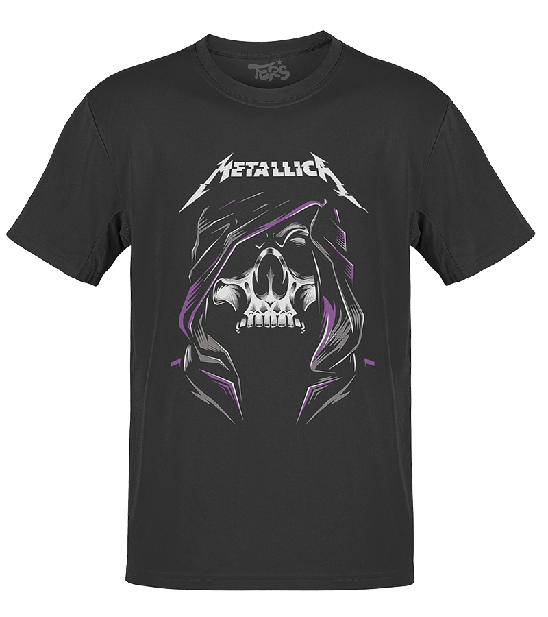 Polera Metallica Calavera