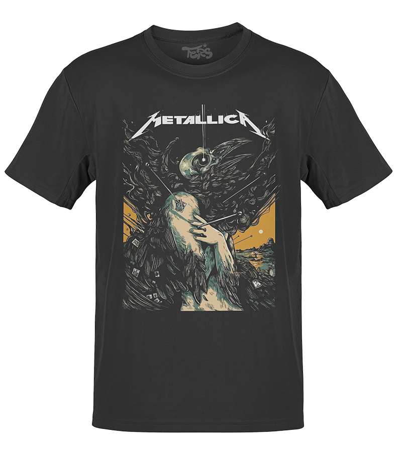 Polera Metallica Pajaro