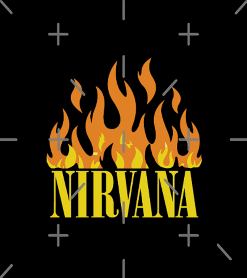 Polera Nirvana Fire