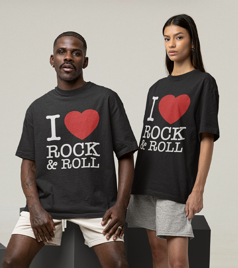 Polera I love Rock and Roll