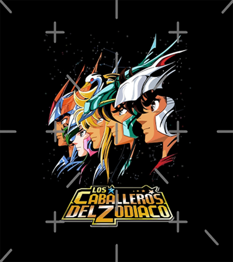 Polera Caballeros Del Zodiaco Retro