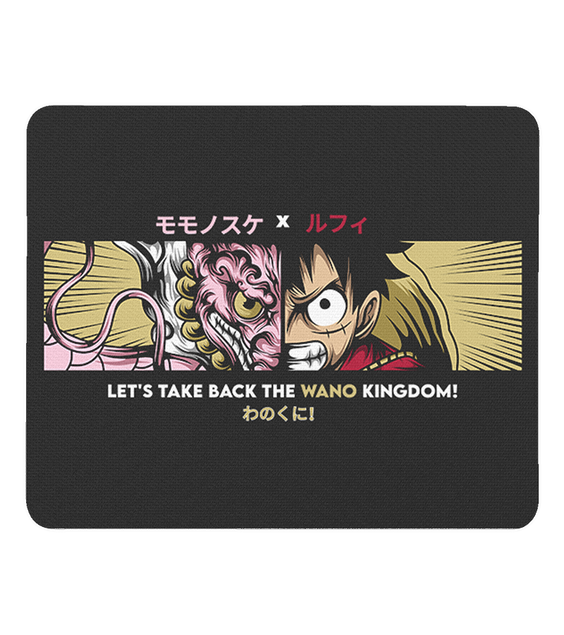 Mouse Pad Momo y Luffy