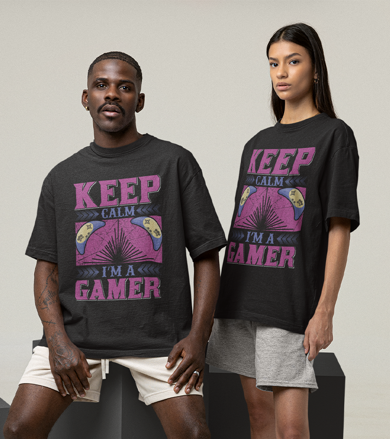 Polera Keep Calm Im A Gamer