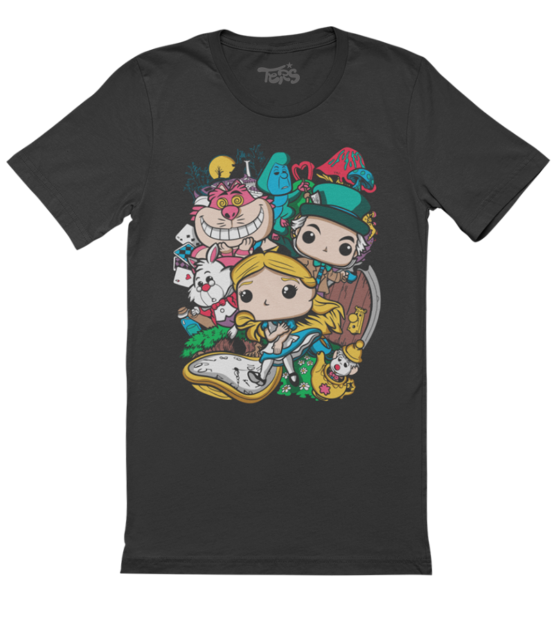 Polera Alicia Pais De Las Maravillas Funko