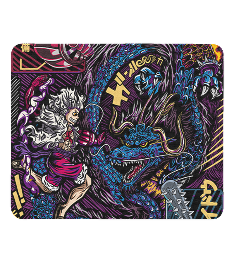 Mouse Pad One Piece Luffy Gear Vs Kaido