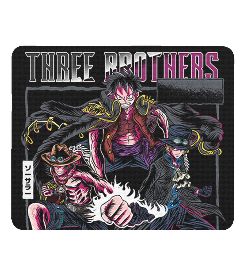 Mouse Pad One Piece Tres Hermanos