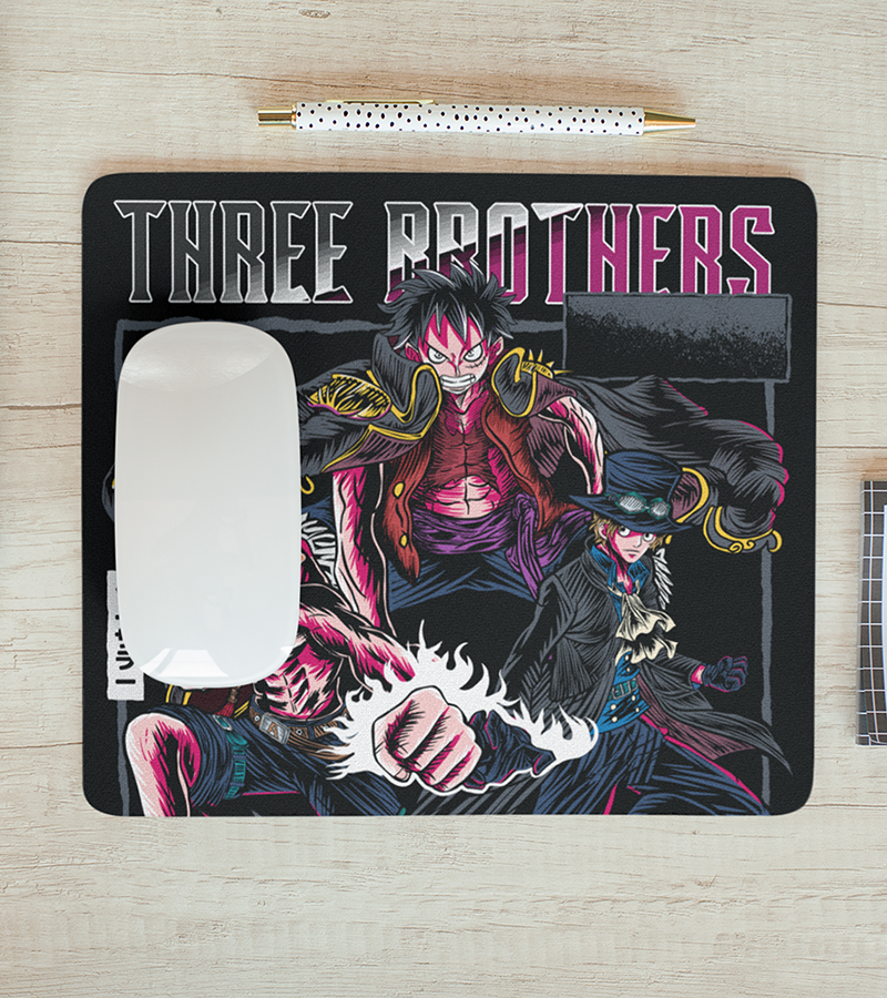 Mouse Pad One Piece Tres Hermanos