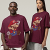 Polera Mario Bros Letras