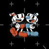 Polera Cuphead Amigos