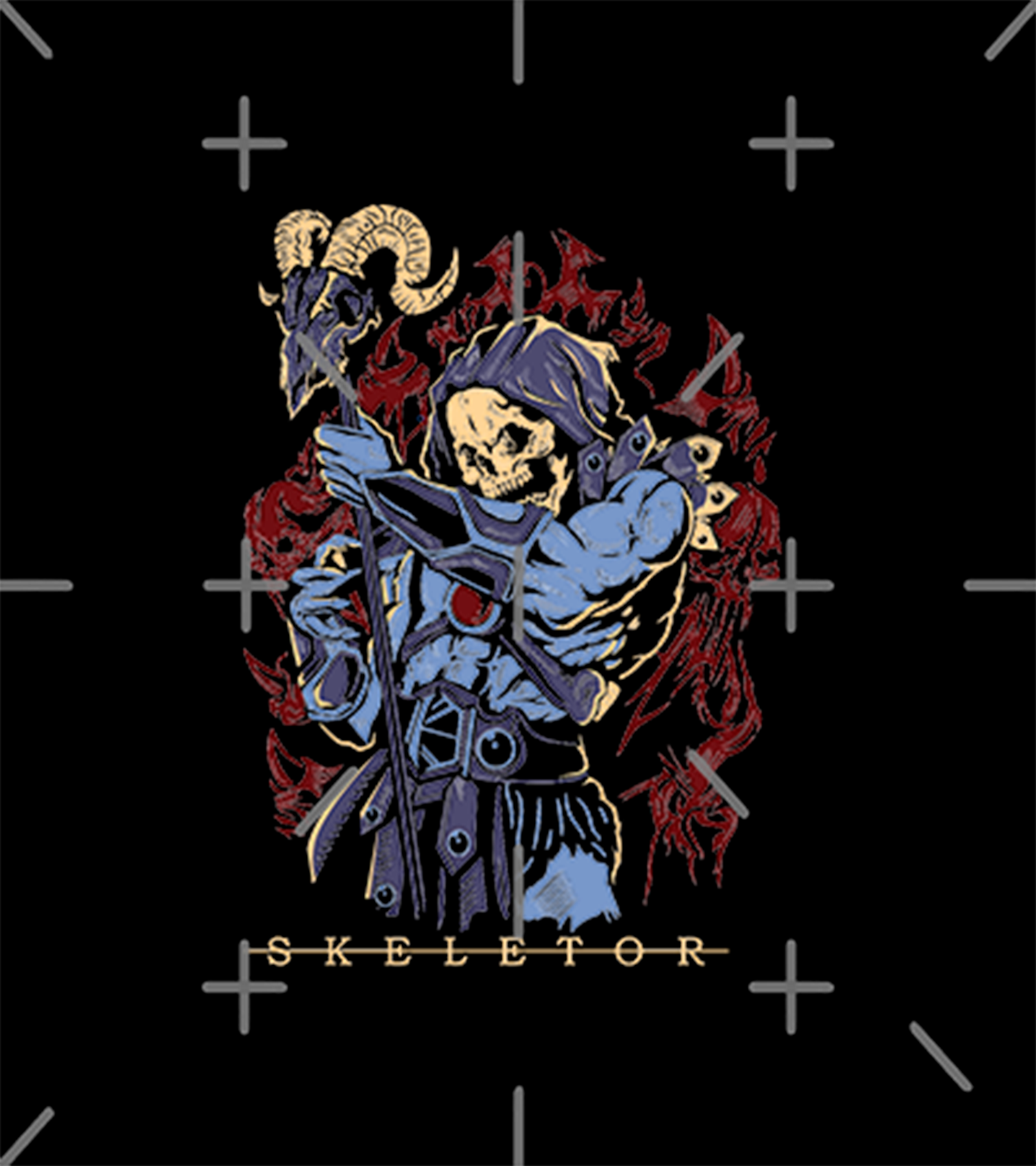 Polera Skeletor