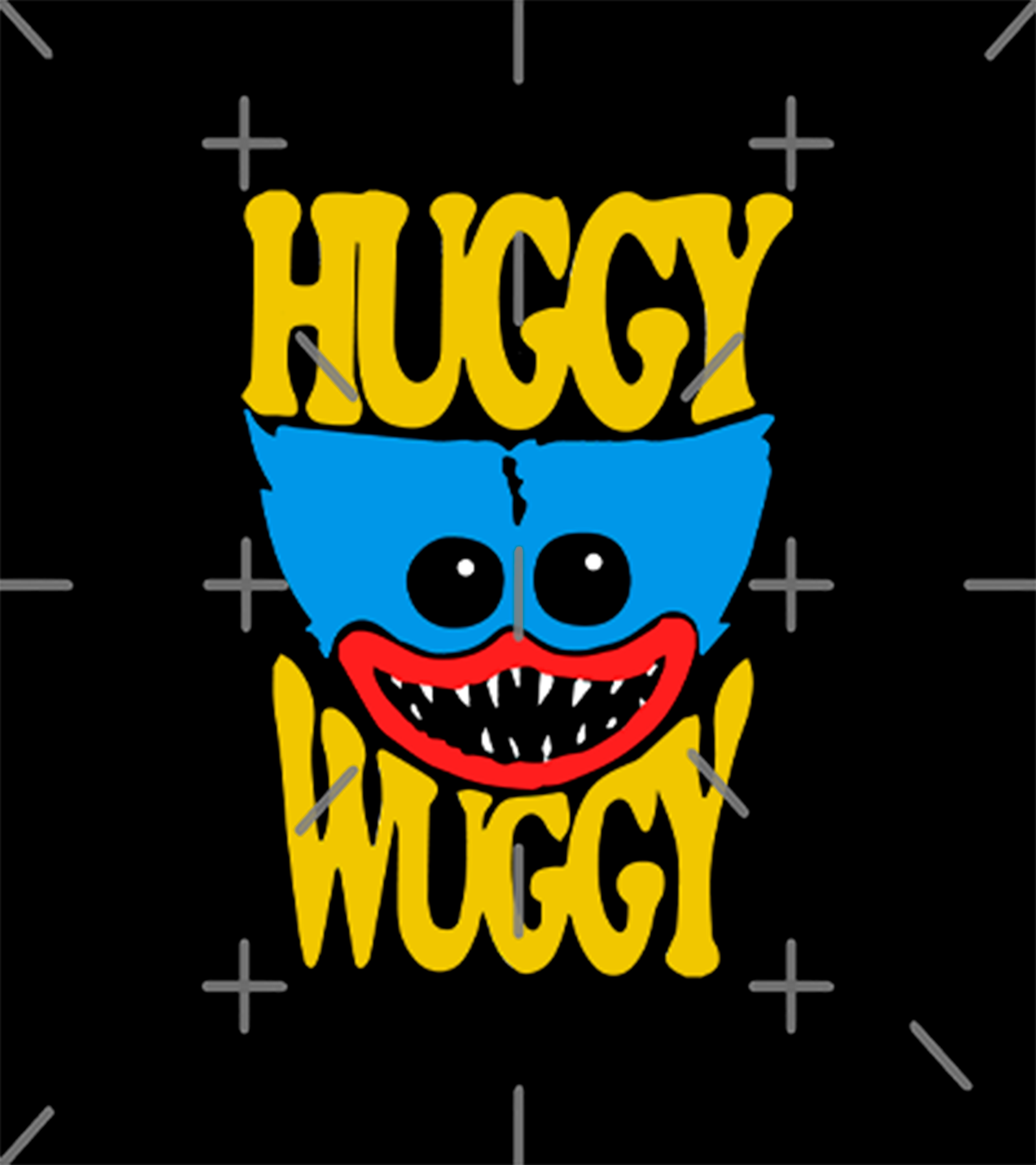 Polera Huggy Wuggy face