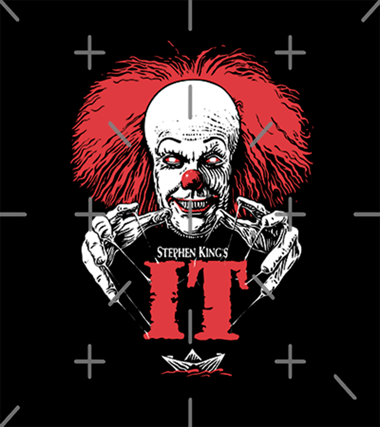 Polera Pennywise, El payaso