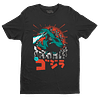 Polera Godzilla Fire Blue