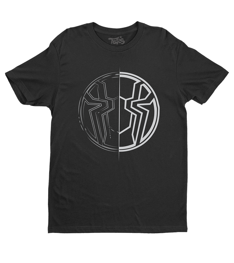 Polera Spiderman Escudo White