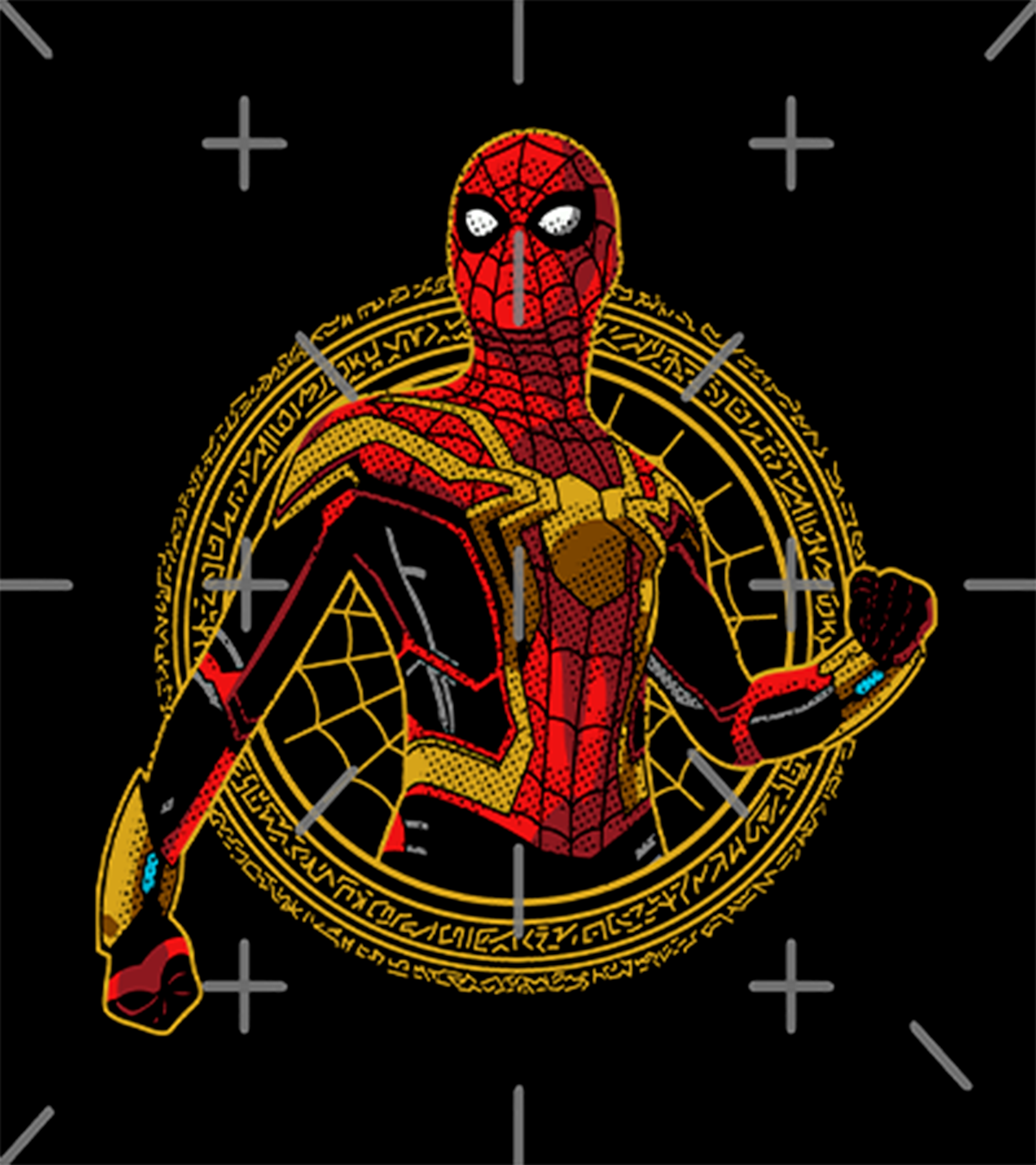 Polera Spiderman Gold