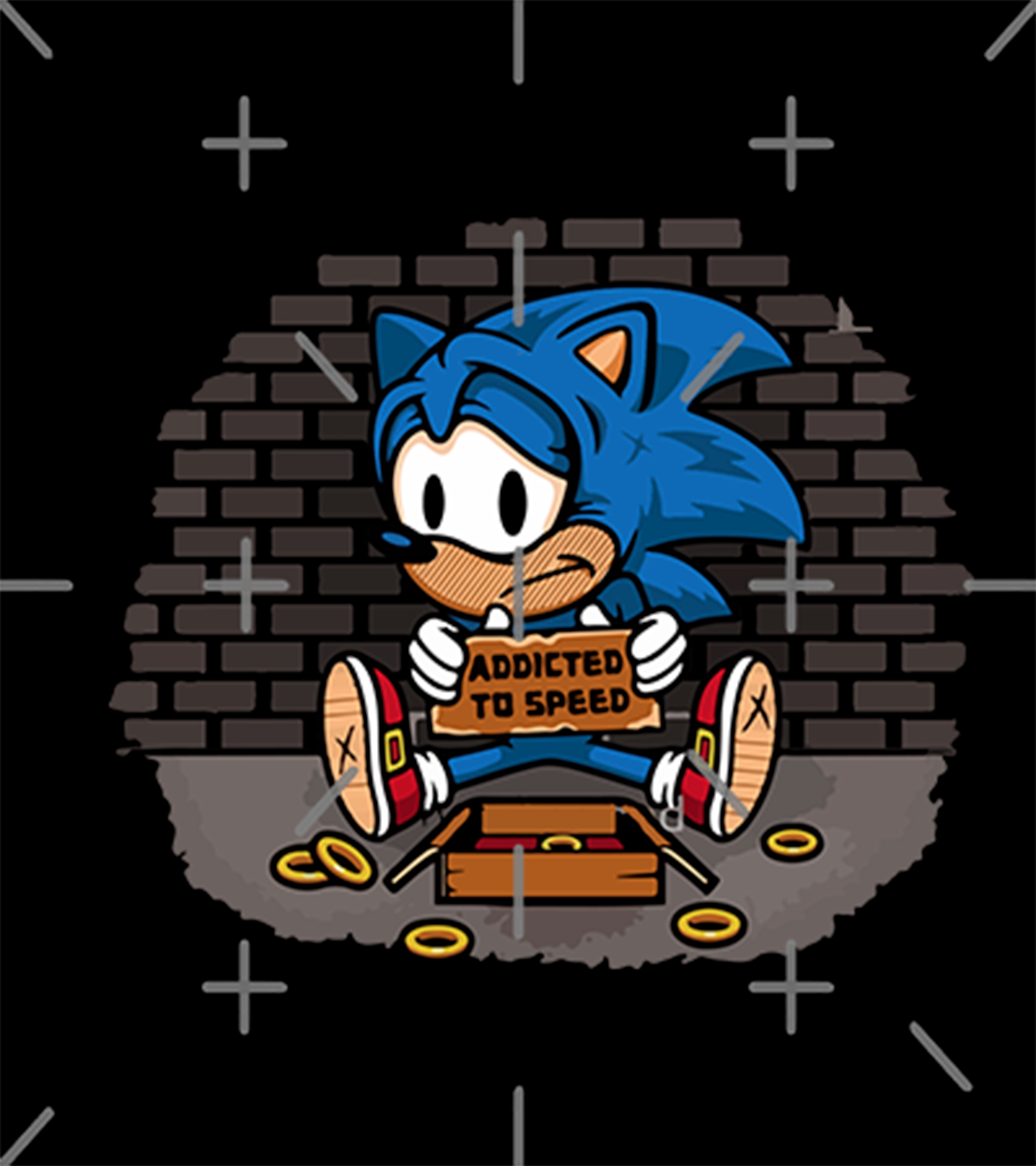 Polera Sonic Adicto A La Velocidad