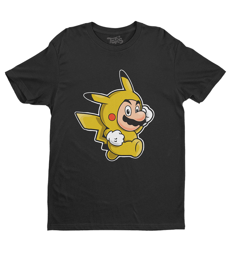 Polera Mario Pikachu