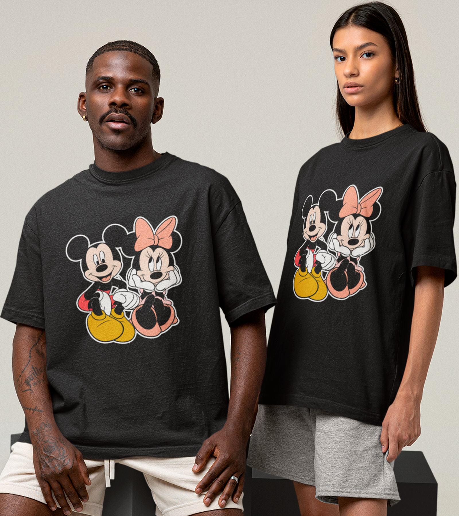 Polera Minnie y Mickey