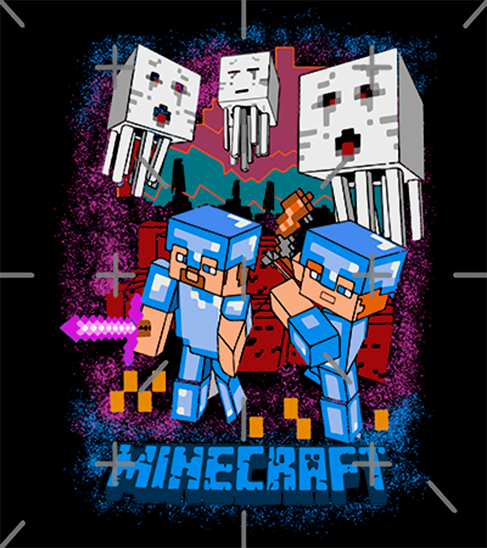 Polera Minecracft Creeper