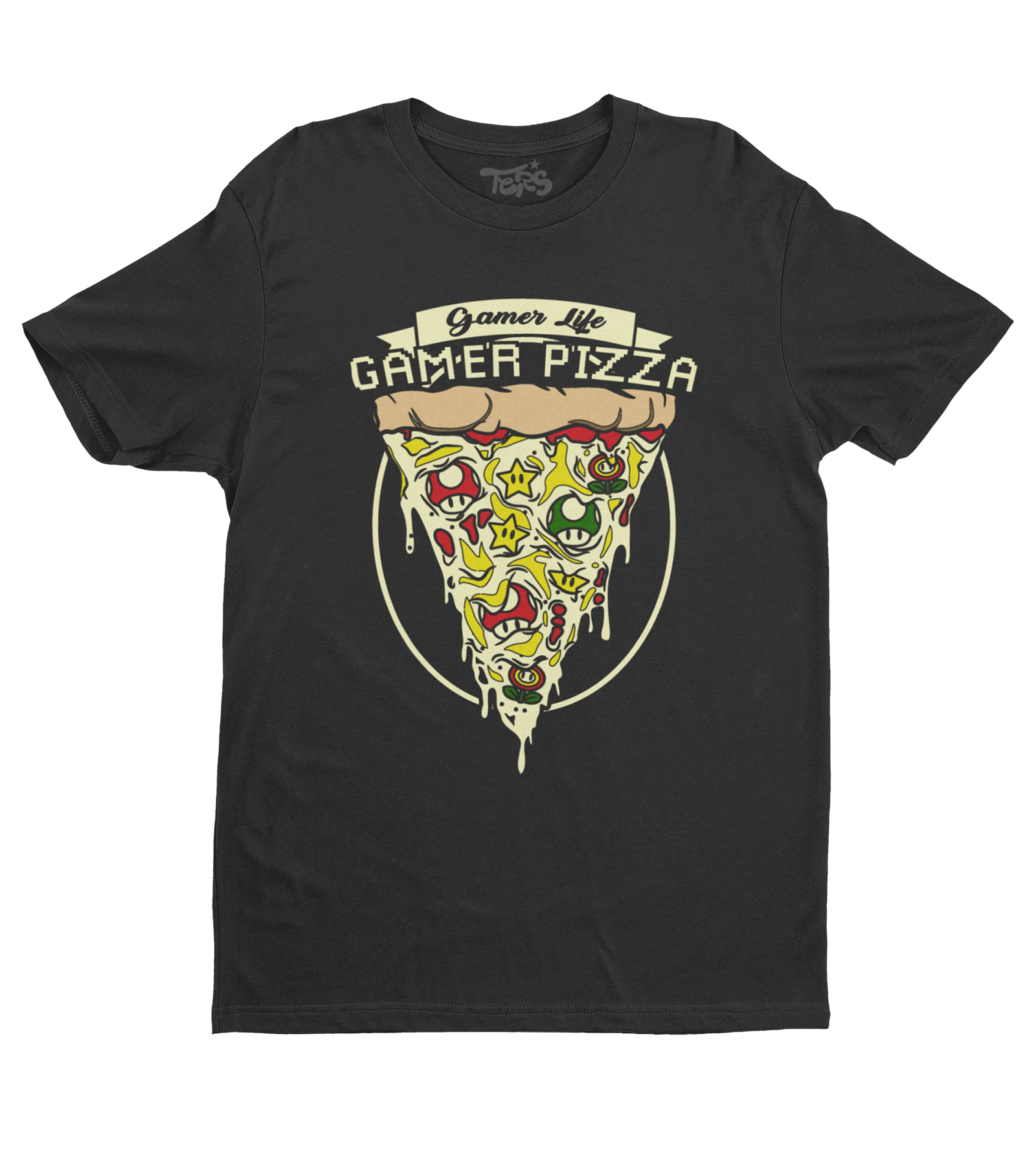 Polera Gamer Pizza Gamer Life