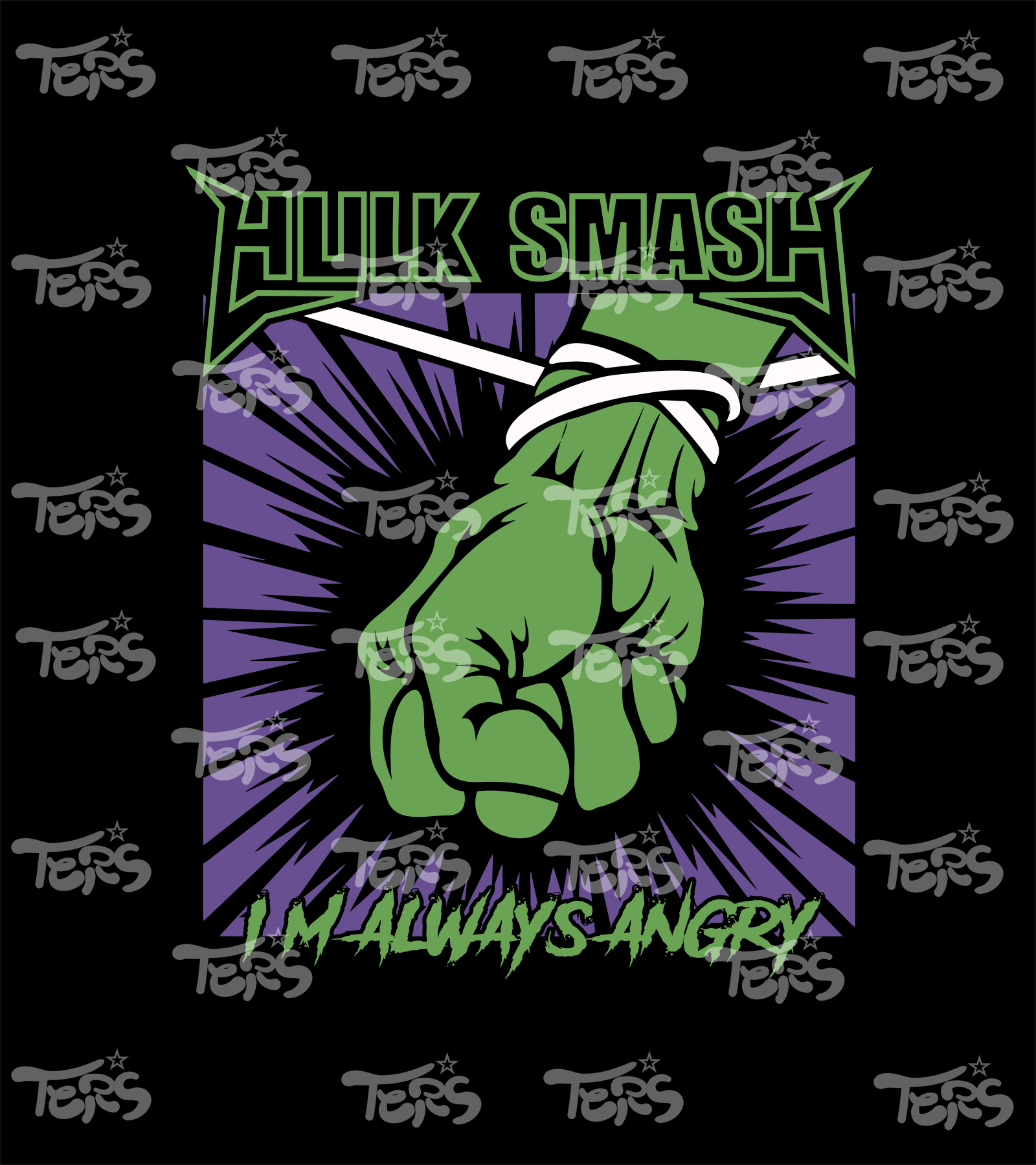 Polera Hulk Smash St Anger