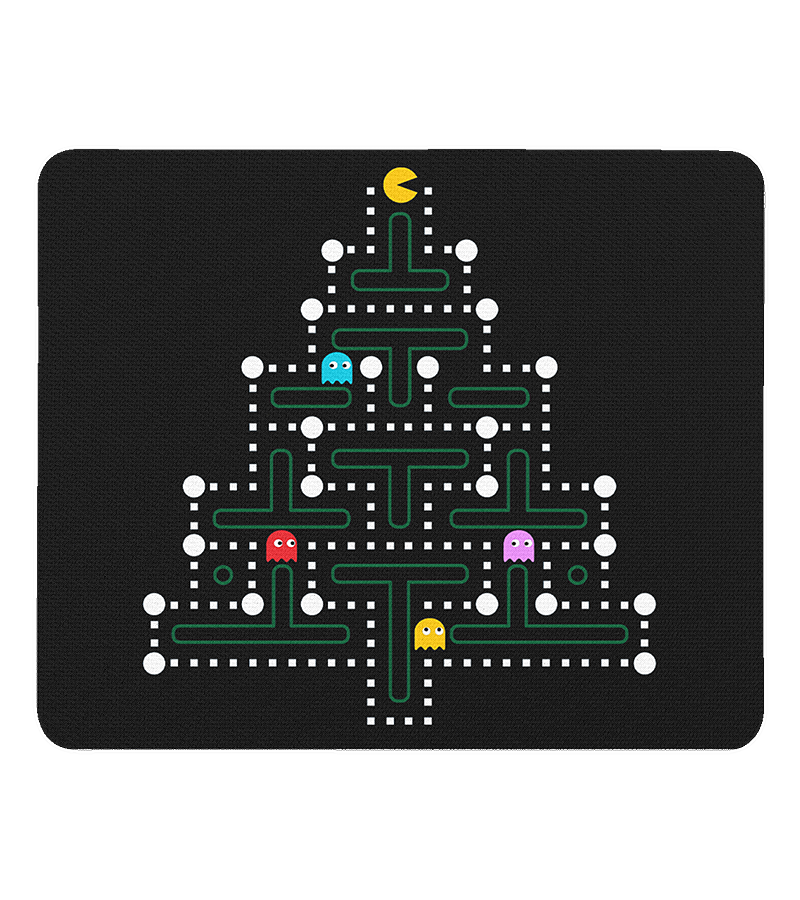 Mouse Pad Pacman Navidad