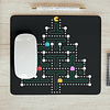 Mouse Pad Pacman Navidad