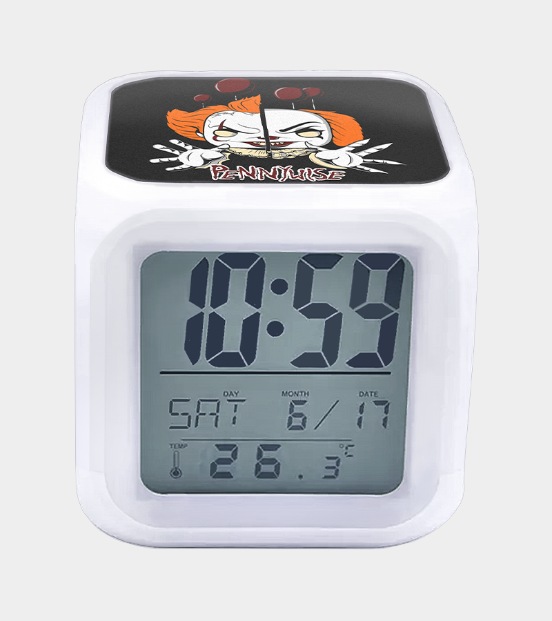Reloj Despertador Pennywise Rostros