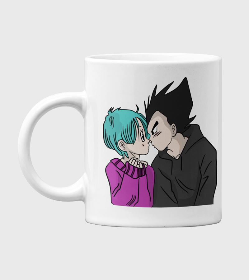 Tazón Vegata y Bulma Enamorados