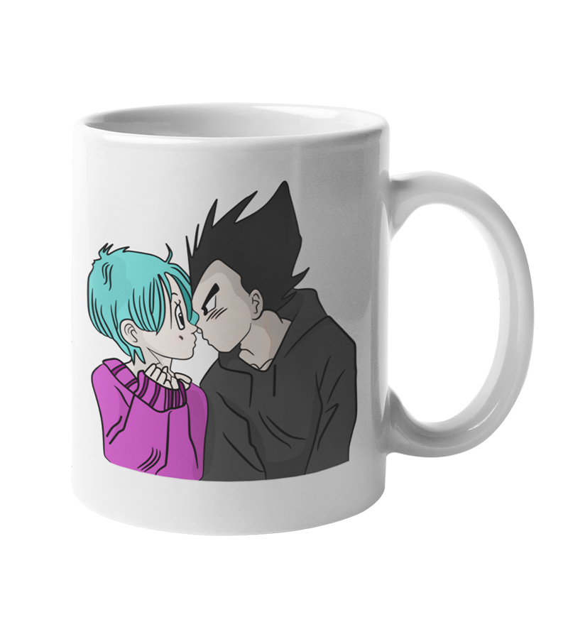 Tazón Vegata y Bulma Enamorados