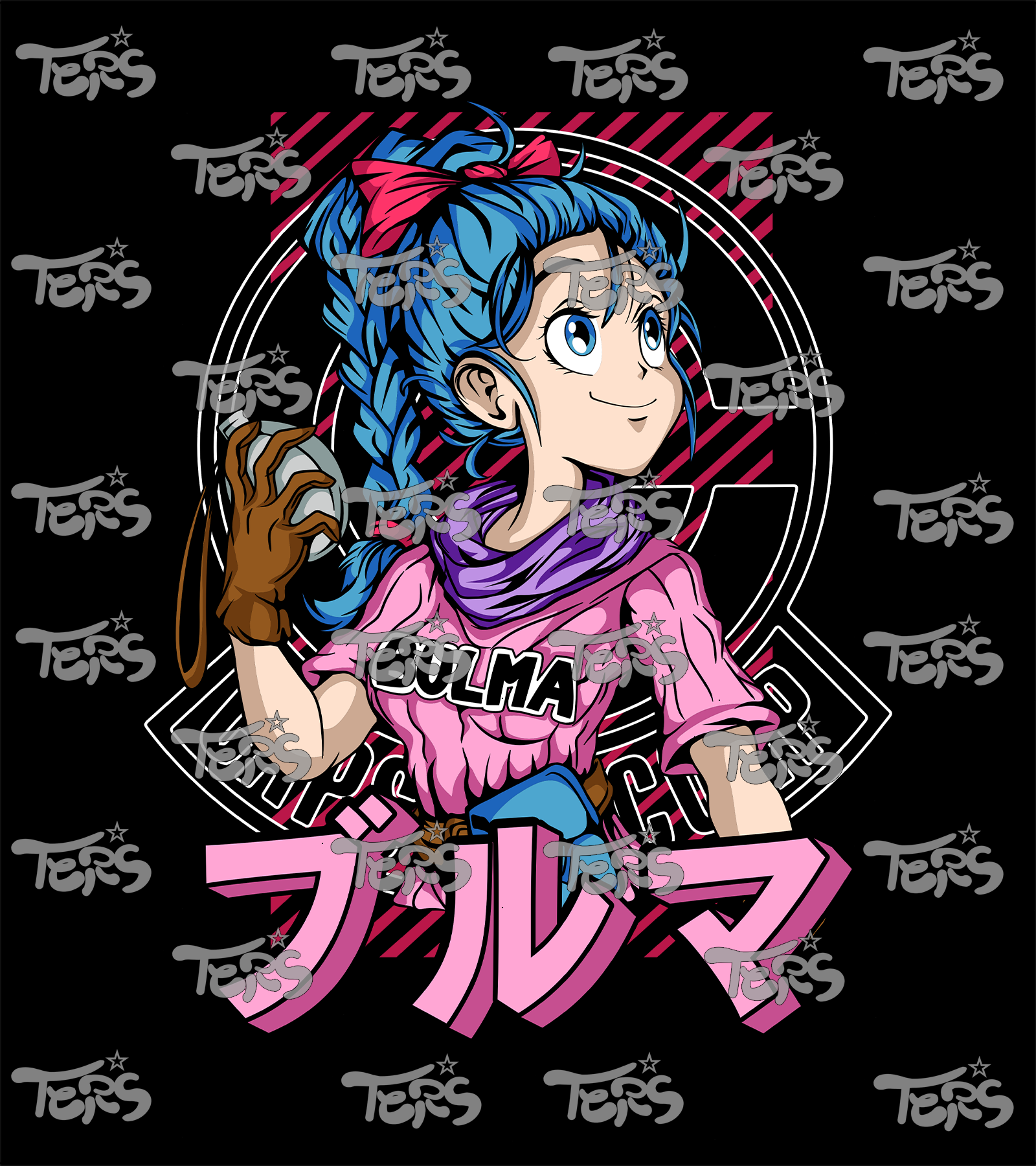 Bulma Capsule Corp. Mouse Pad Alfombrilla Ratón