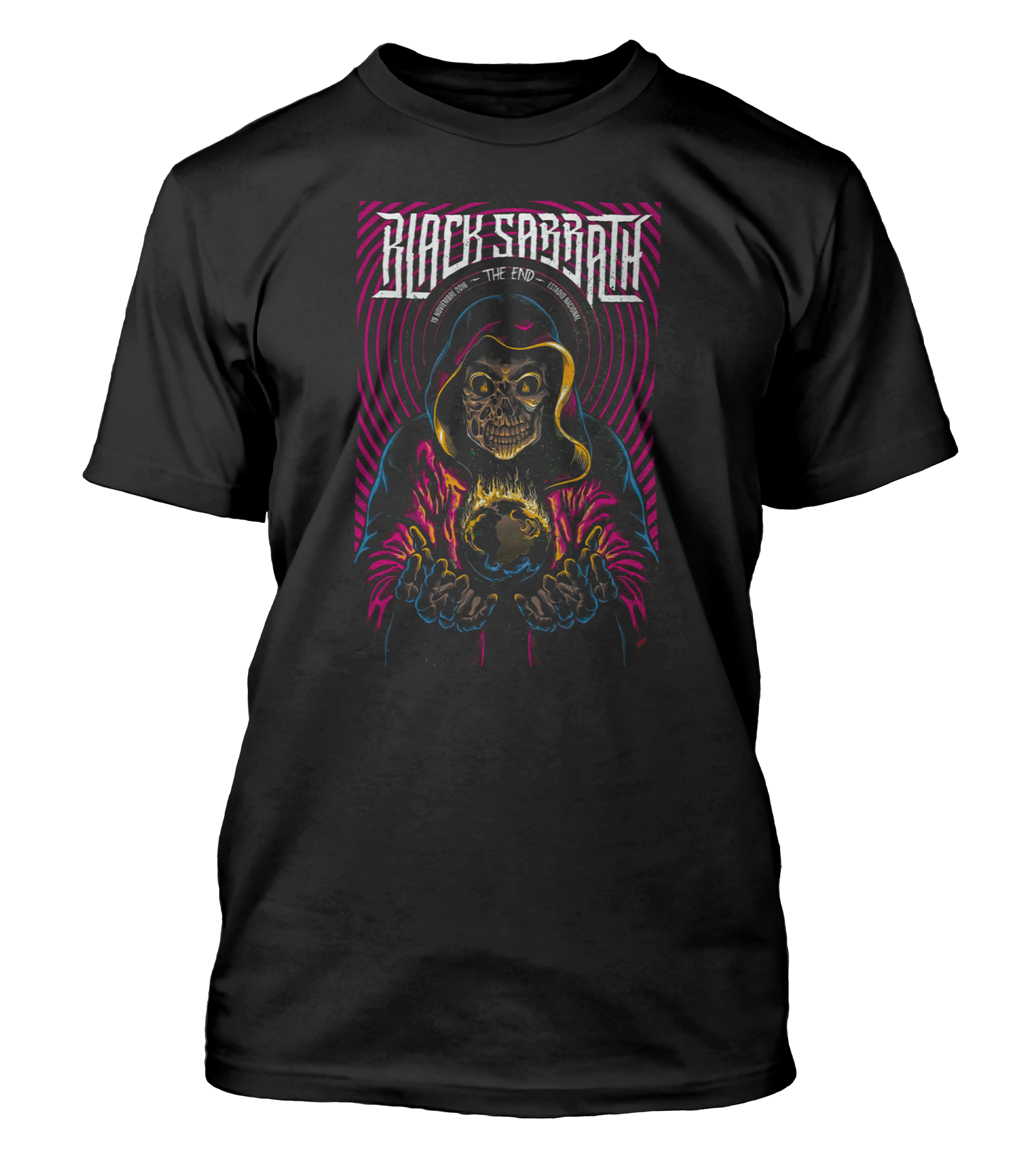 Polera Black Sabbath Esqueleto