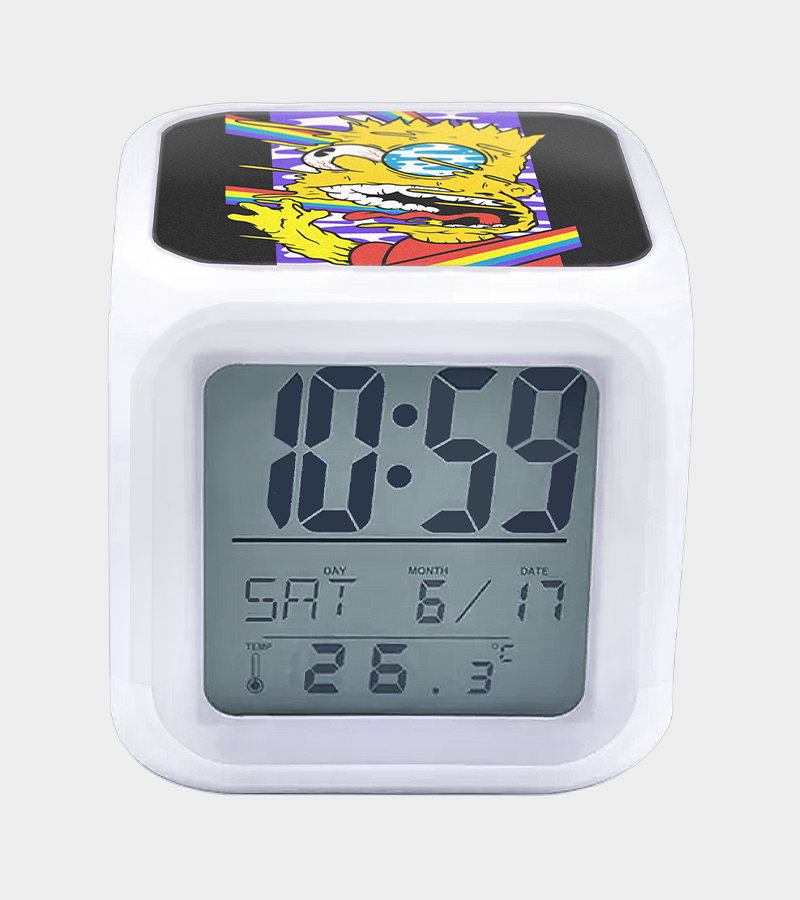 Reloj Despertador Bart Loco