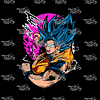 Funda de iPhone Son Goku Blue