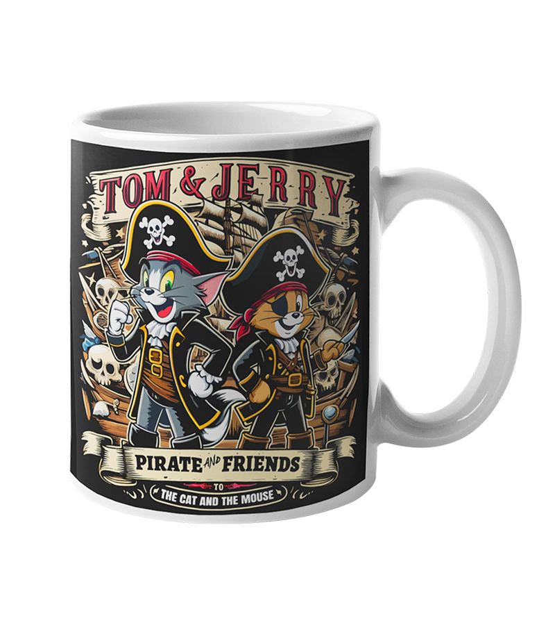 Tazón Tom y Jerry Amigos Piratas