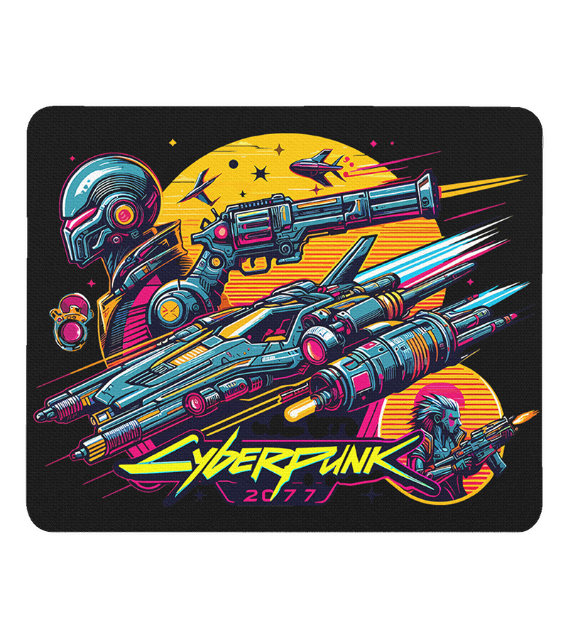 Mouse Pad Cyberpunk Del Futuro