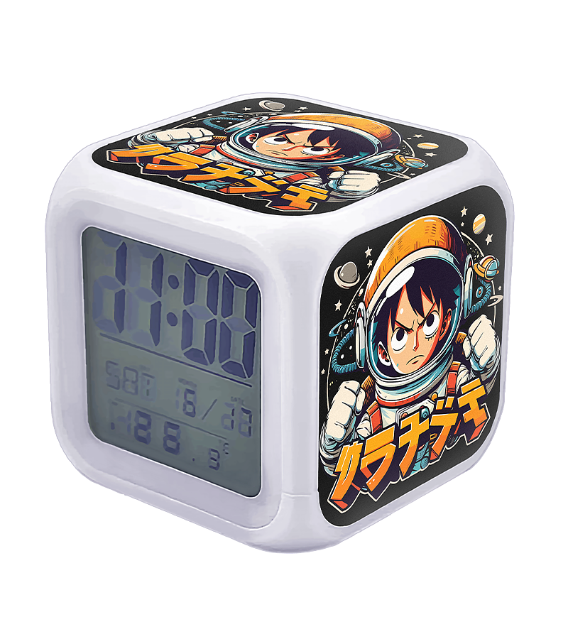 Reloj Despertador Luffy Astronauta