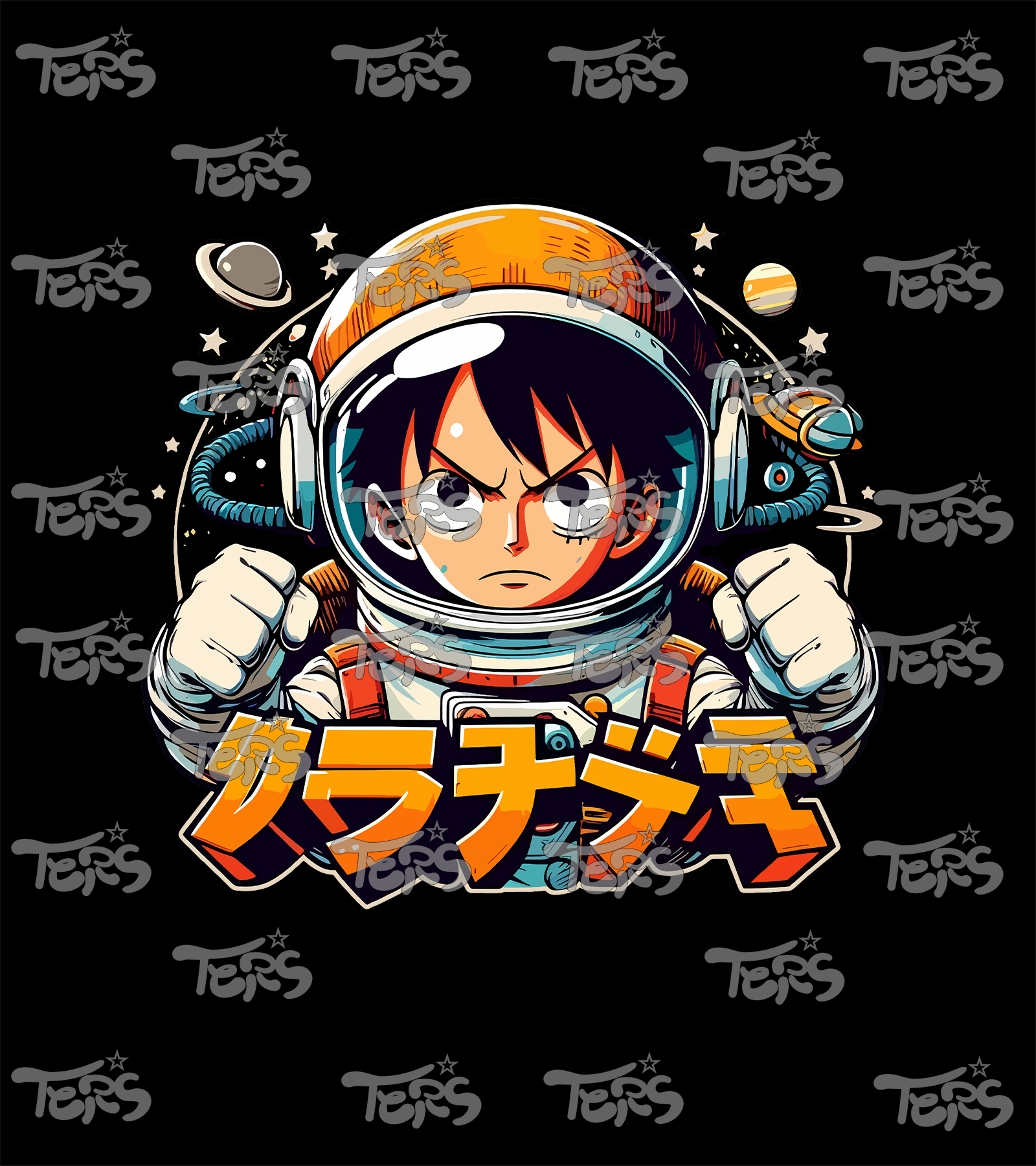 Billetera Luffy Astronauta