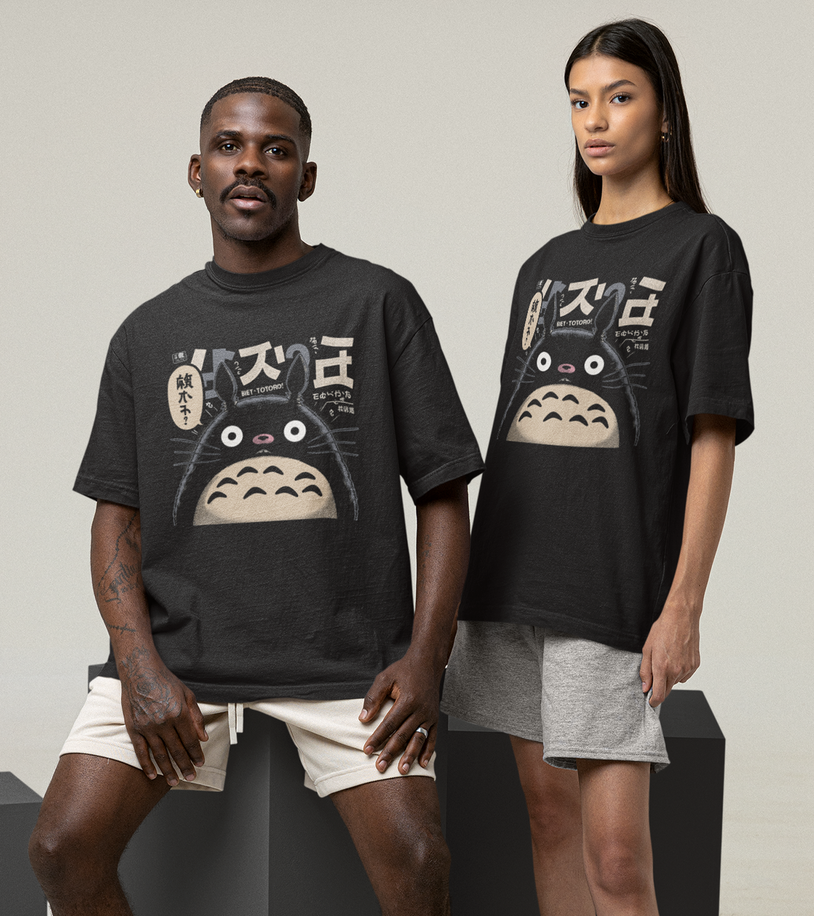 Polera Totoro Dark