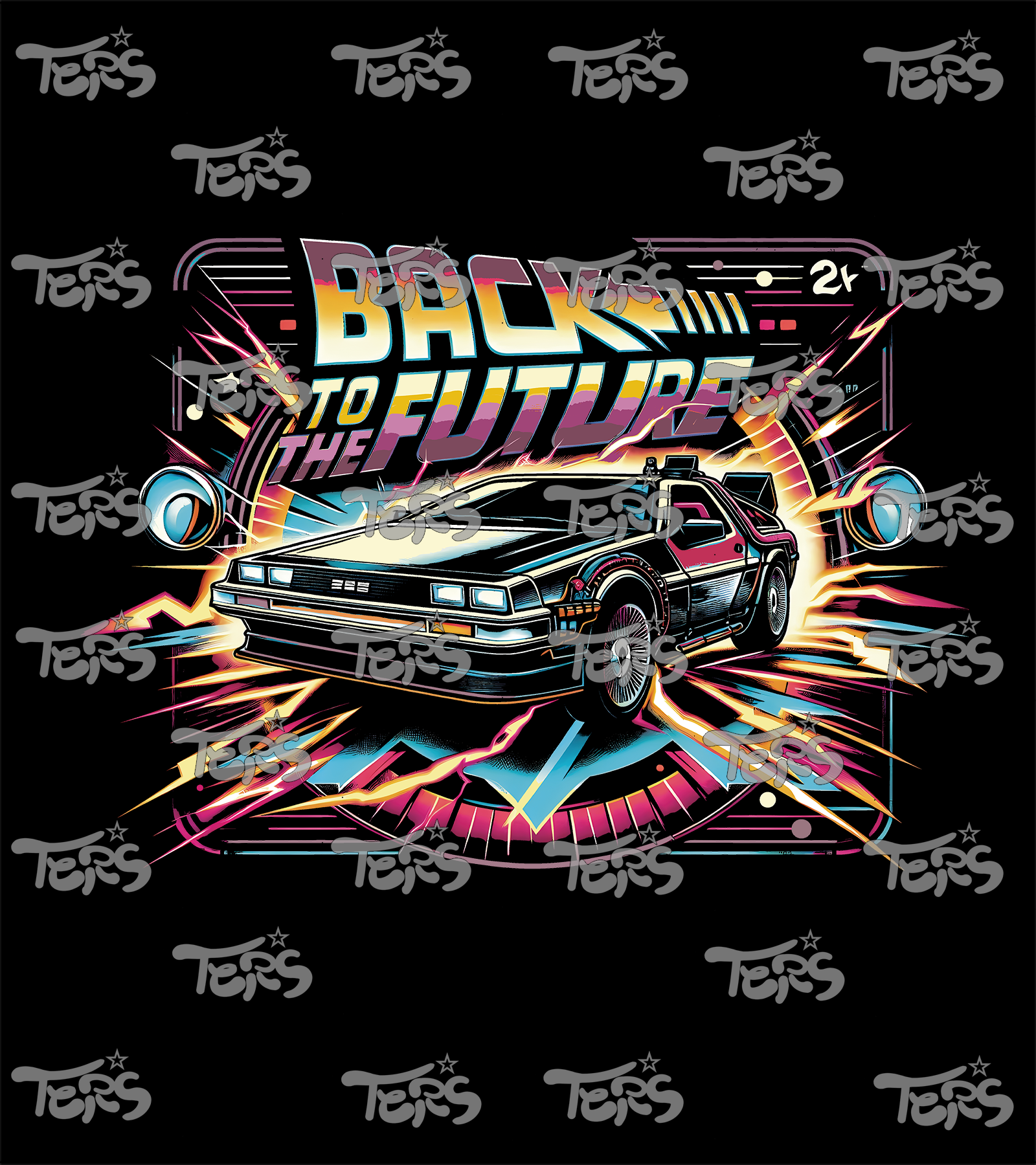 Polera Volver al Futuro Retro Auto