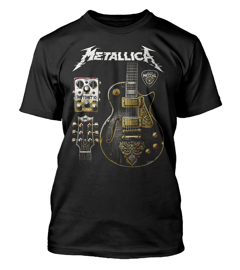 Polera Metallica Guitarra Fan