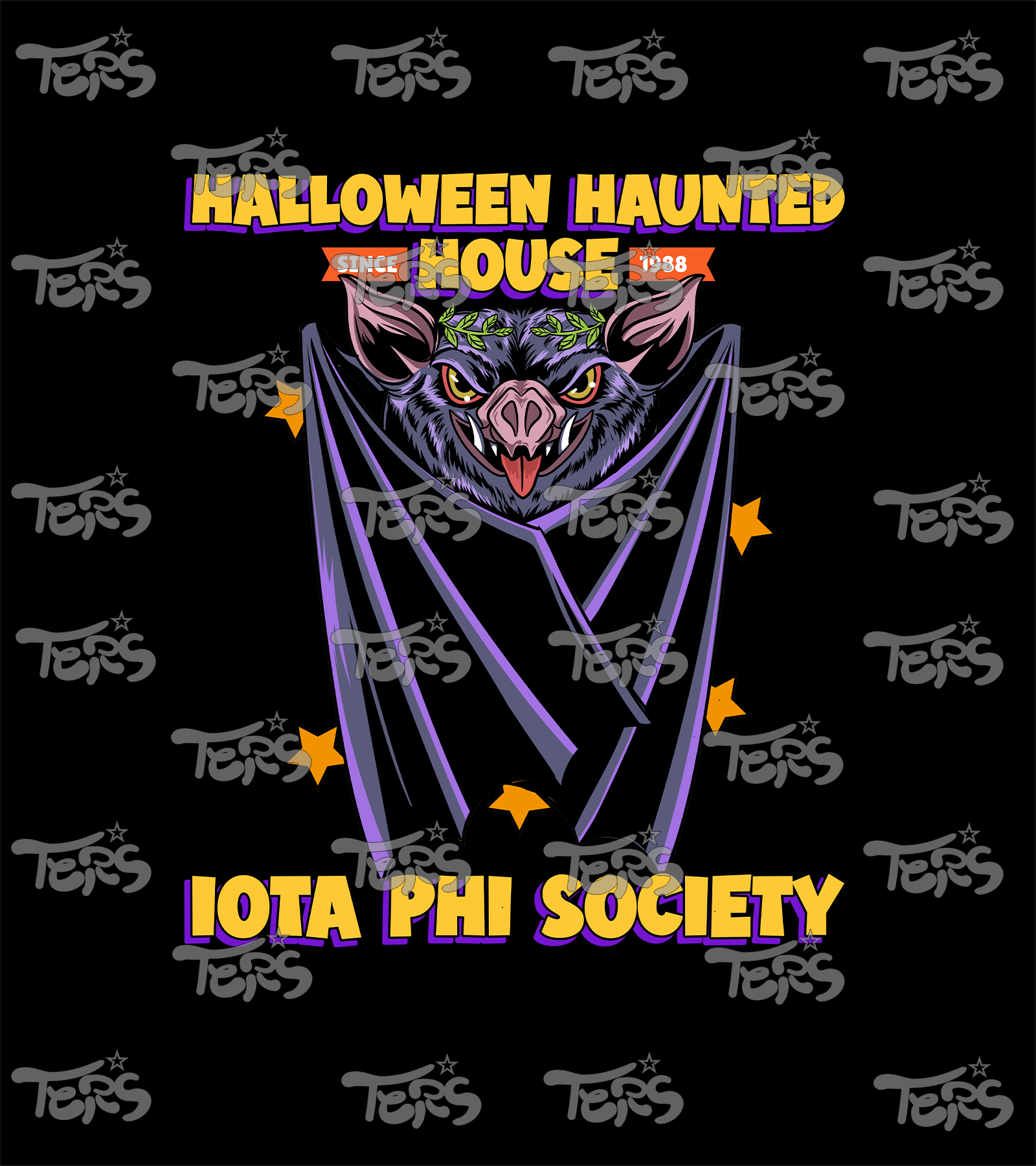 Polera Halloween Haunted House