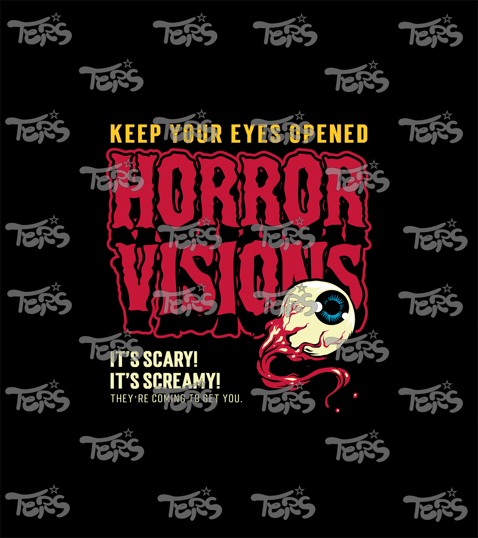 Polera Horror Visions It's Scary!