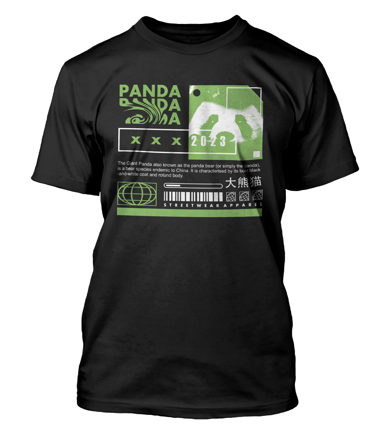 Polera Panda Street