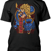 Polera Goku Dragon Azul