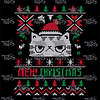 Polera Meow Navidad