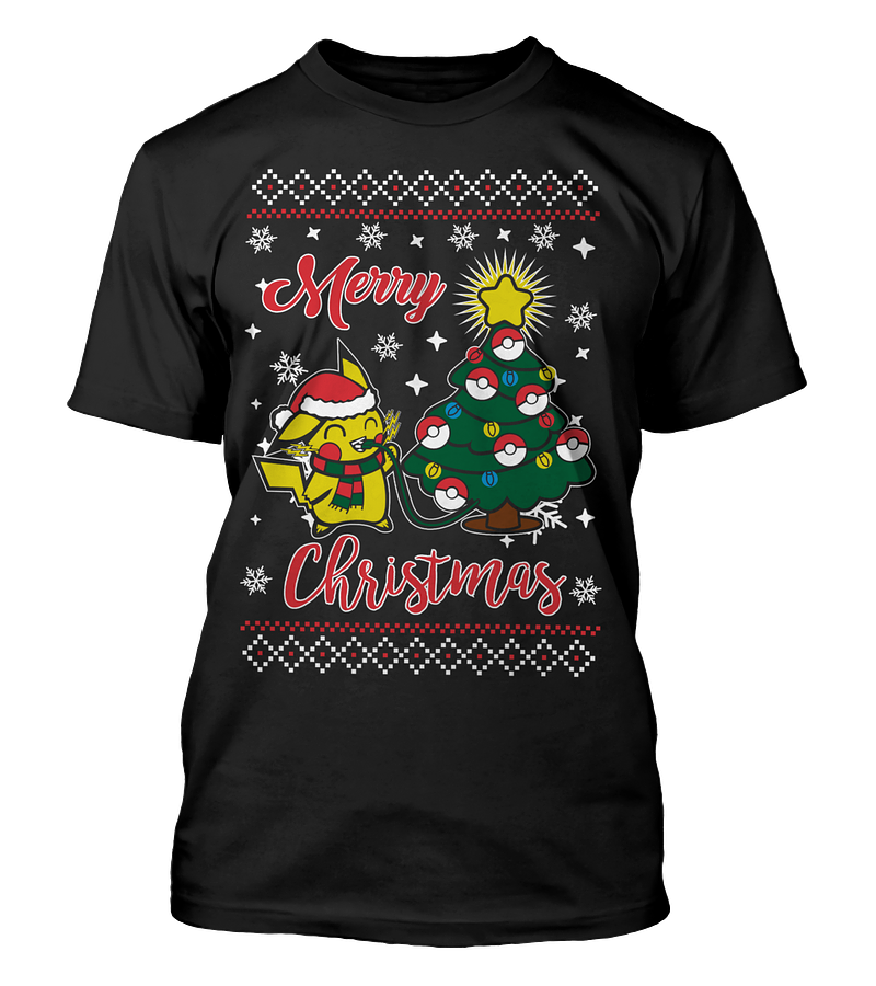 Polera Pika Navideño